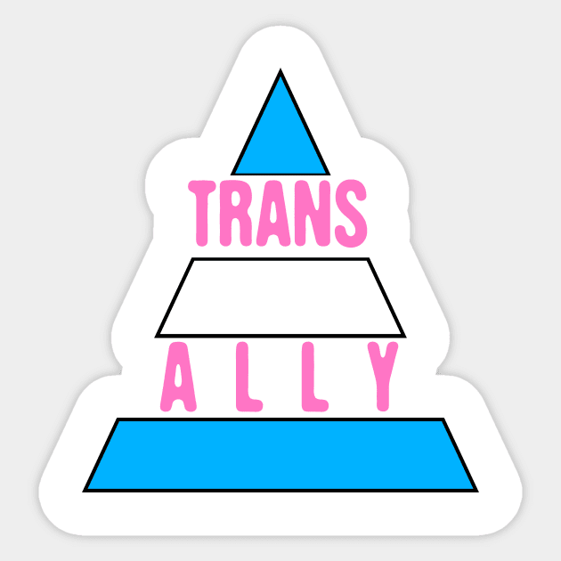 Transgender Ally Sticker by WhateverTheFuck